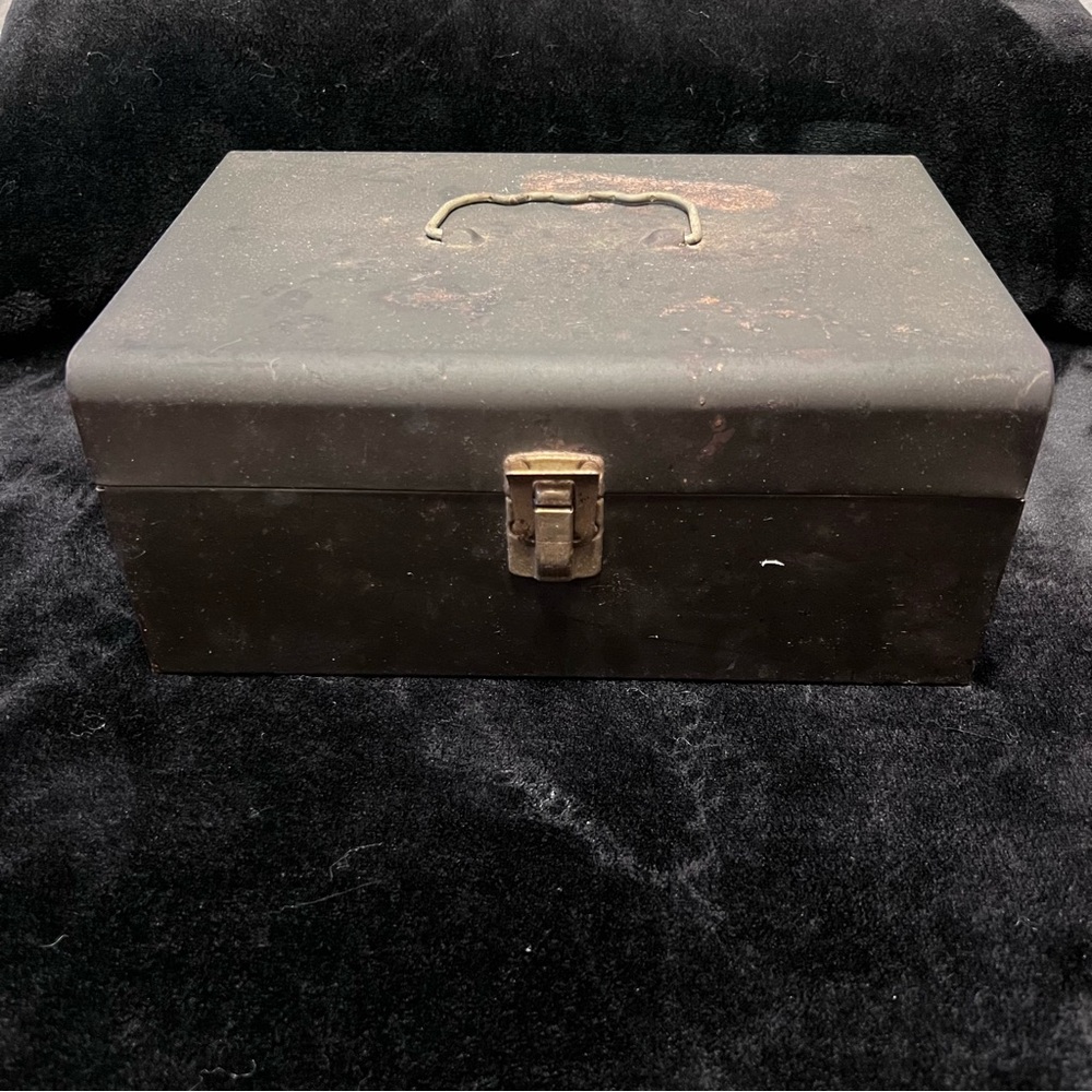 Vintage Excelsior Metal Tool Box
